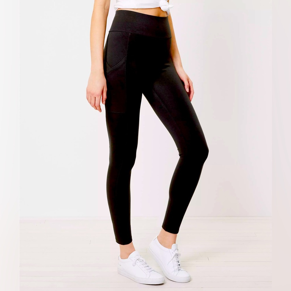 NWT Lou & Grey The Ponte Pocket Legging in Black